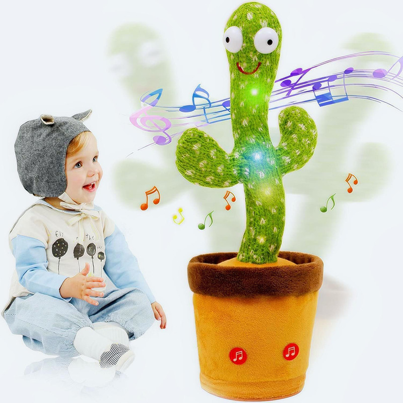 Ninjatoys Dancing Cactus Toy Song Singing,Talking,Record & Repeating_NJ869(Green)