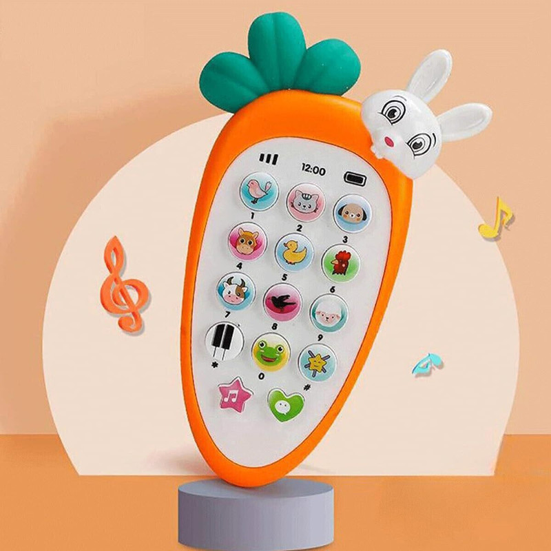 3 Jokers Mobile Phone Toy with Lights, Music & Ringtones Musical Cell Toy for Kids Babies(Multicolor)