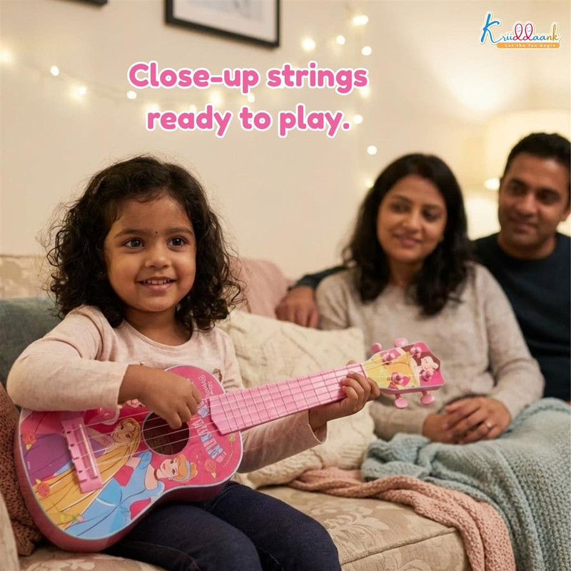 Disney Babies Musical Guitar Toy for Toddlers(Pink)