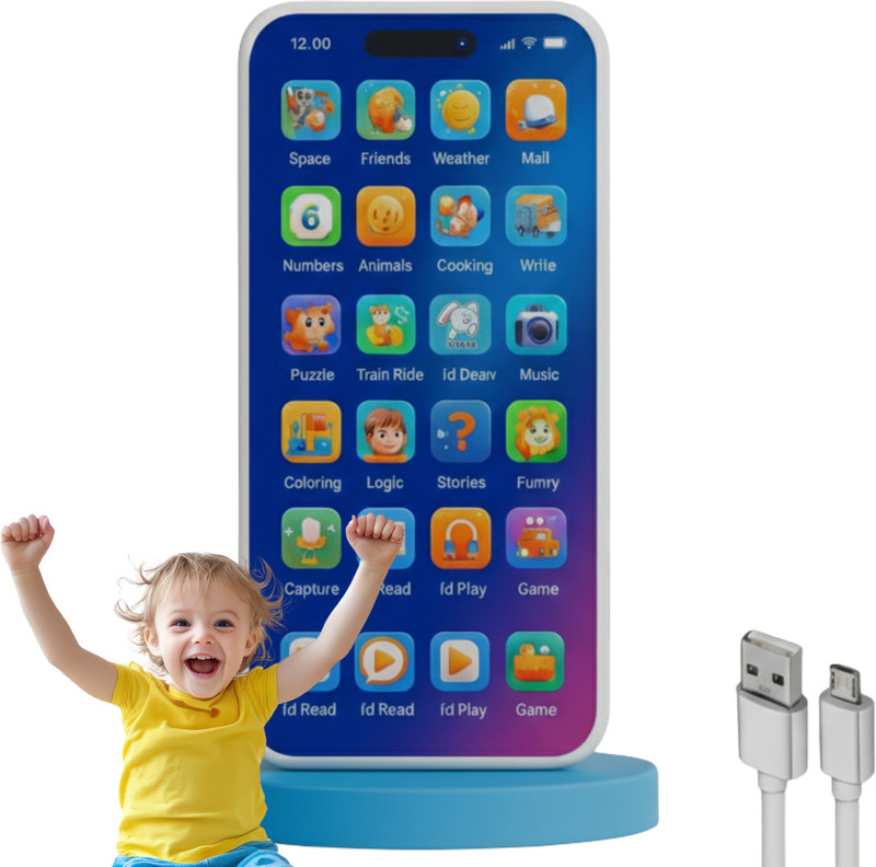 careforkids Educational Mobile Phone Toy for Kids and Toddlers(Multicolor)