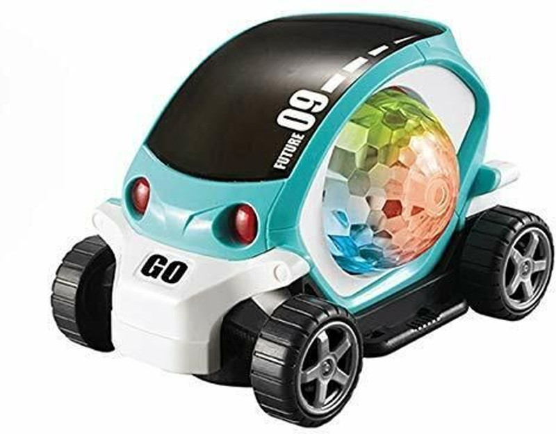 Toys Gallery Future Musical Stunt CarRotate360° with Flashing & Music_WA1089(Multicolor)