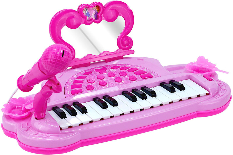 Kriiddaank Disney Princess Musician Music Set - Piano with Mic, Music Toy with Sound(Multicolor)