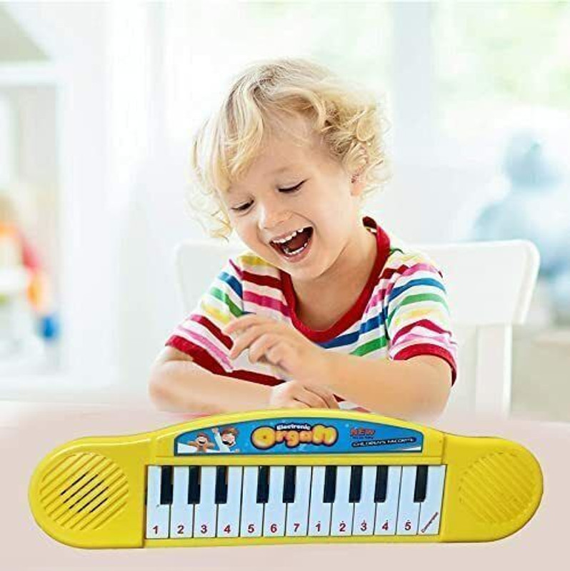 Adhira Toys Mini Portable Electronic Keyboard Piano Attractive Musical Toys for Kids(Multicolor)