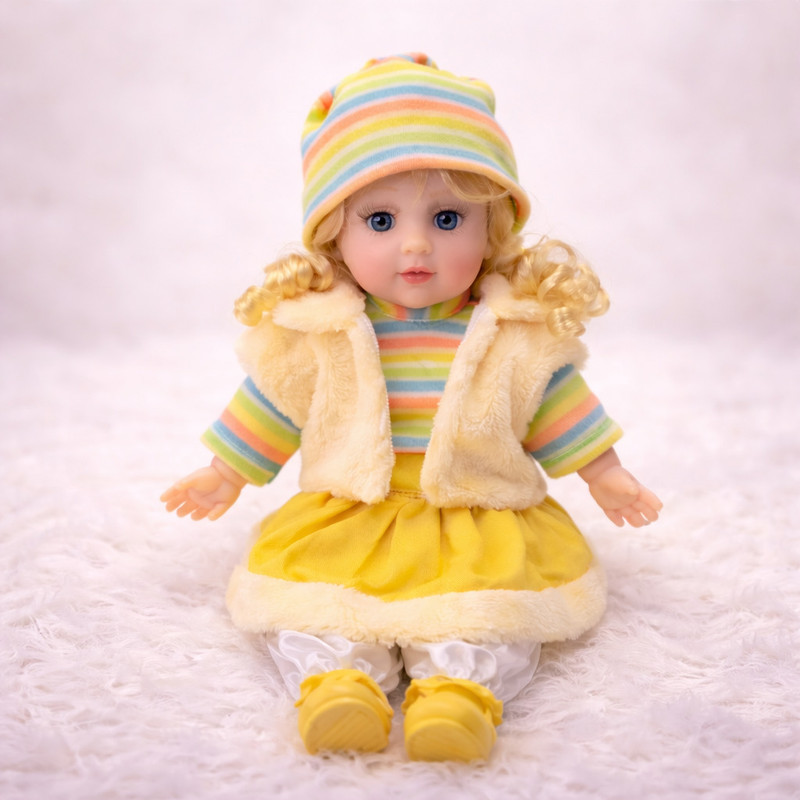 GKNEX Soft Cute Baby Girl Doll Toy | Singing Songs & Poems Musical Doll(Multicolor)