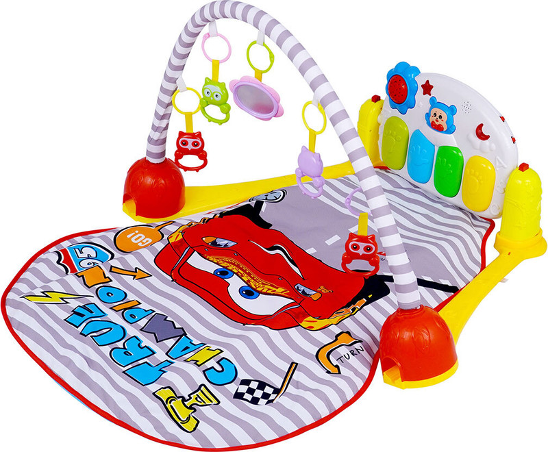 Kriiddaank Disney Winnie the Pooh Theme Musical Baby Gym with Hanging Toys for Infants(Multicolor)