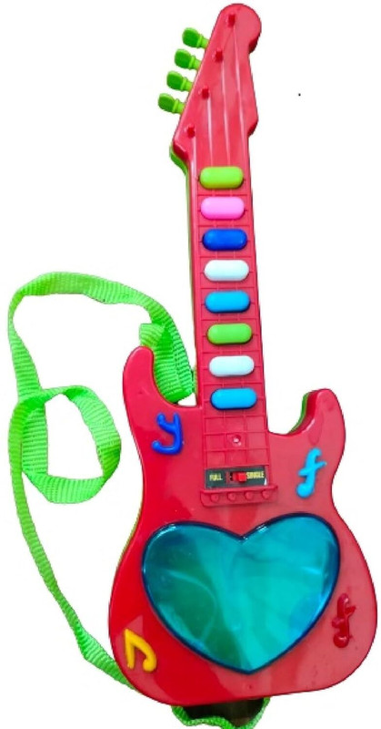 RIGHT SEARCH Mini Toy Guitar Early Educational Learning(Multicolor)