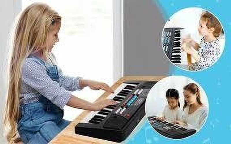 Pepstter Kids Piano with Mic(Multicolor)