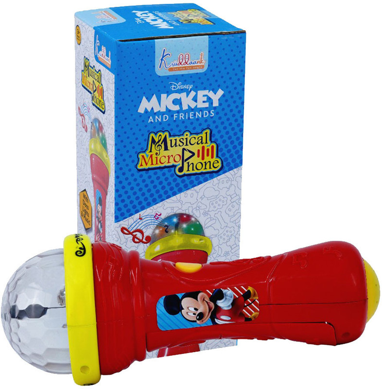 Kriiddaank Spiderman Theme Microphone Musical- Karaoke Toy Instrument for Kids - Fun(Multicolor)
