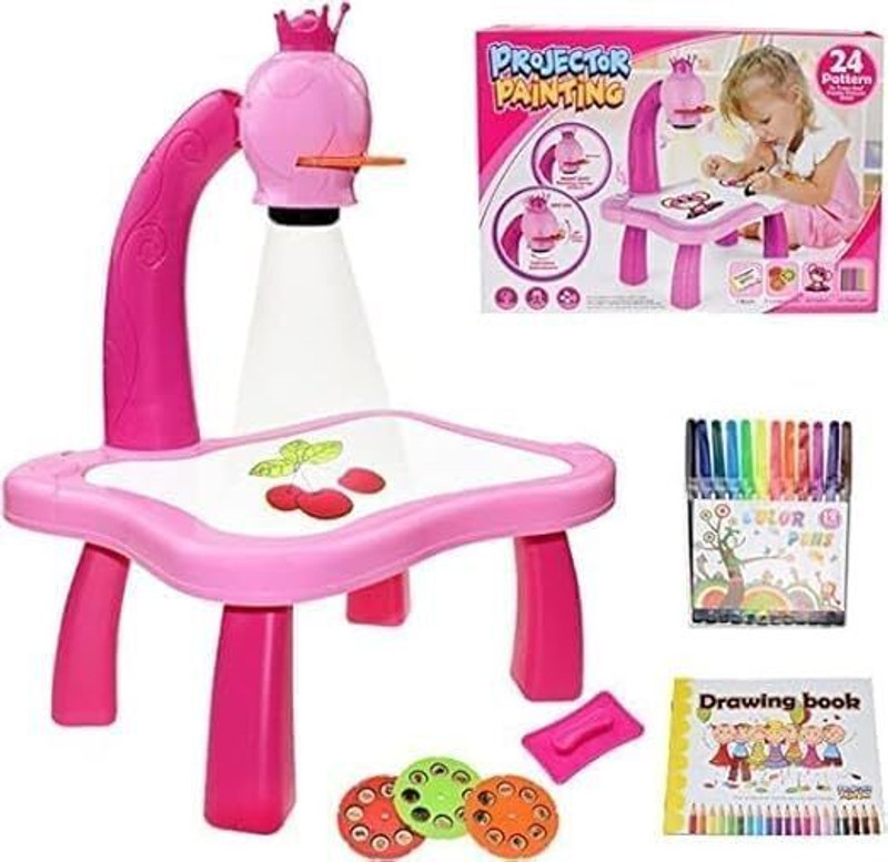 Pepstter Drawing Projector Table for Kids,Trace & Draw Projector(Multicolor)