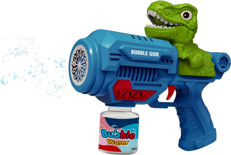 KING TOYZ Kids Bubble Gun with Music & Sound – Powerful Bubble Blower, Leak-Proof Design(Blue)