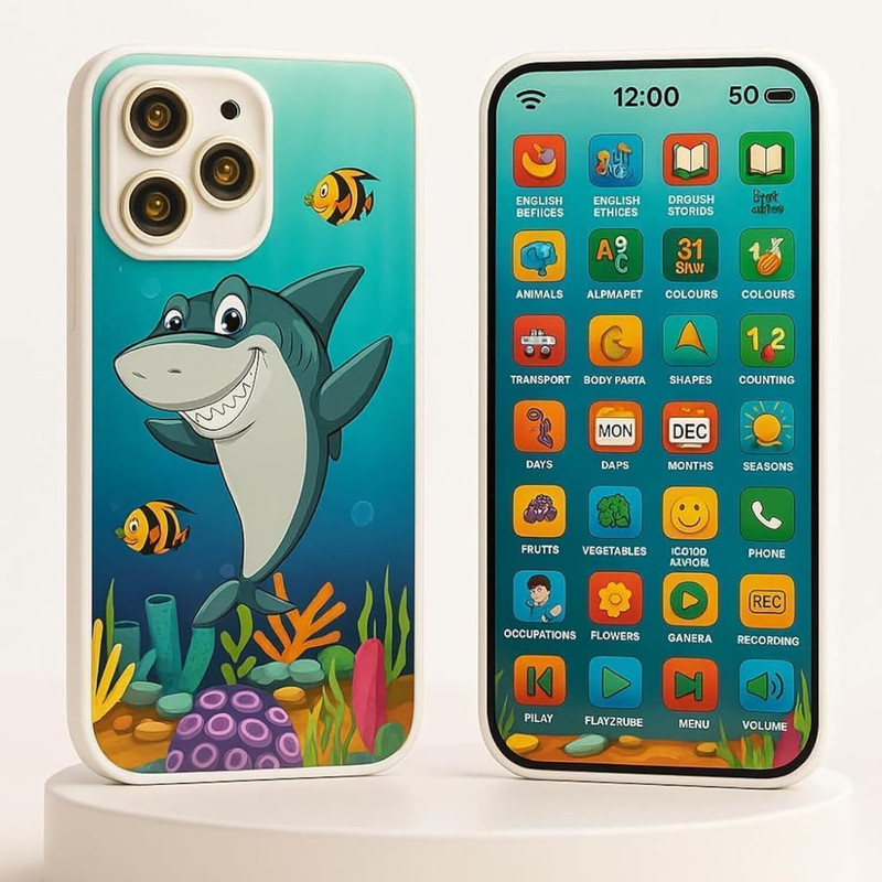 DREAM CHOICE Smart Phone Mobile Toy Educational Phone Toy with Music Functions(Multicolor)