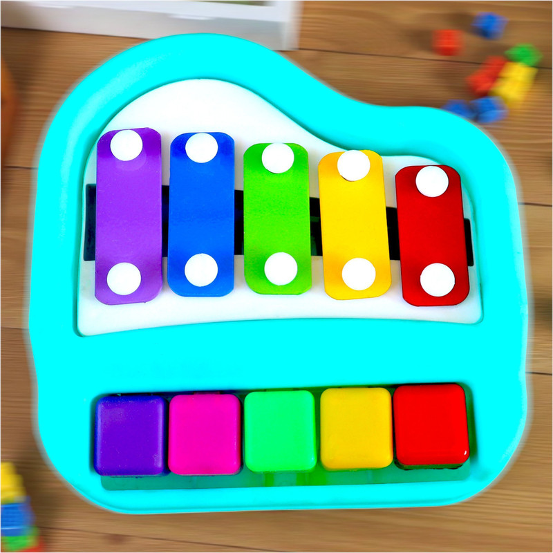 niyana 2 IN 1 PIANO XYLOPHONE MUSICAL INSTRUMENT FOR KIDS(Multicolor)