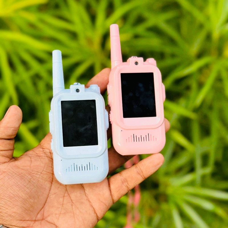 COVERSIFY Kids Video Toy phone with Camera & Rechargeable Battery(Blue, Pink)