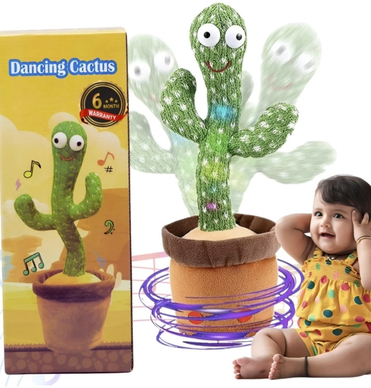Dancing Cactus Musical toy(Green)
