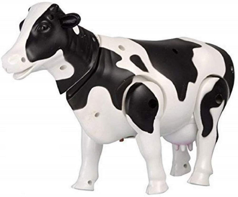 Bluebell Battery Oprated Milk Cow Funny Toy With Light And Music (Multi Color)(Multicolor)