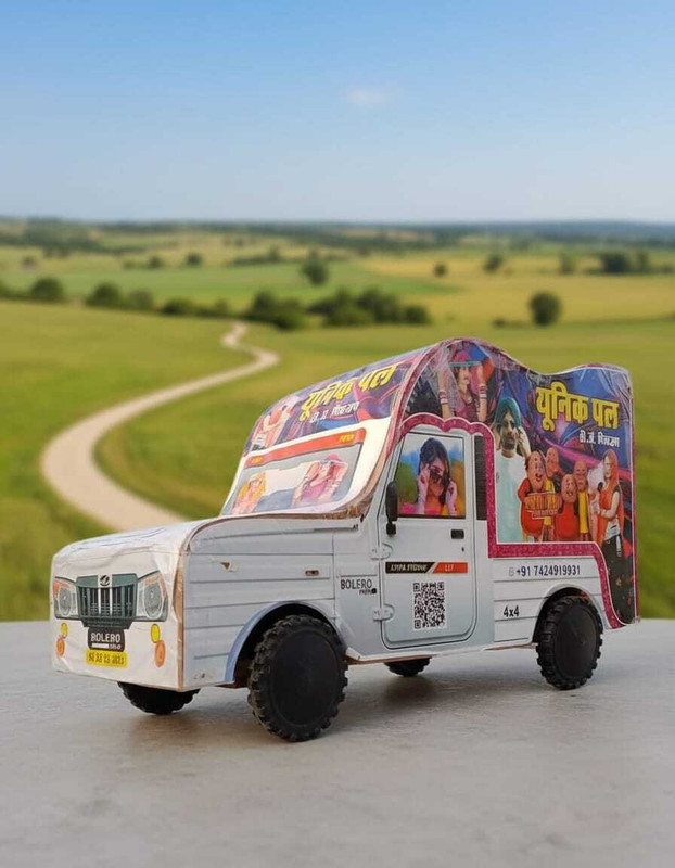 UNIQPAL RAJASTHANI MINI PICKUP DJ TOY(Multicolor)
