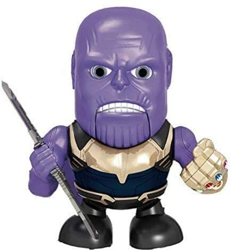 MAHADEV Superhero Swinging Hero Light Music Dance Avengr Action Figure(Purple)