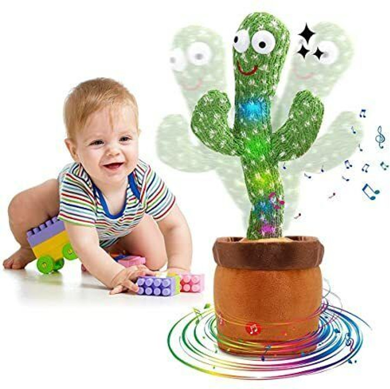 Ninjatoys Dancing Cactus Toy Song Singing,Talking,Record & Repeating_NJ173(Green)