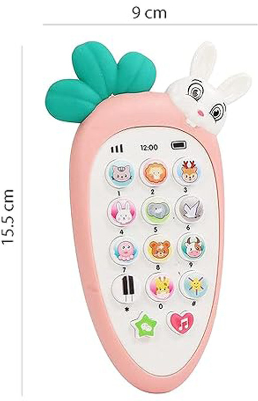 TOY NAGRI Rabbit Mobile Phone Toy,Small Phone Toy for Baby Kids(Multicolor)
