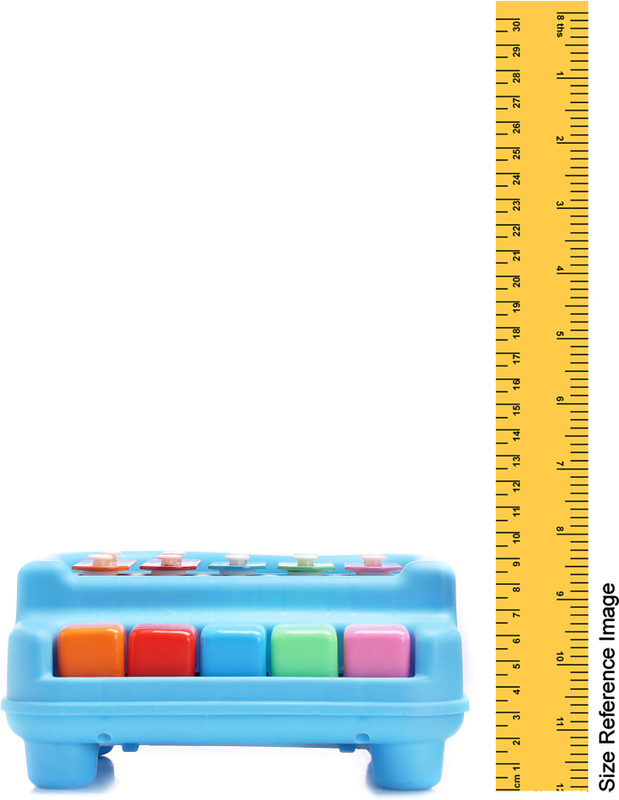 Nafhotoz 5 Keys, 2 Sticks, Keyboard Xylophone Piano(Multicolor)