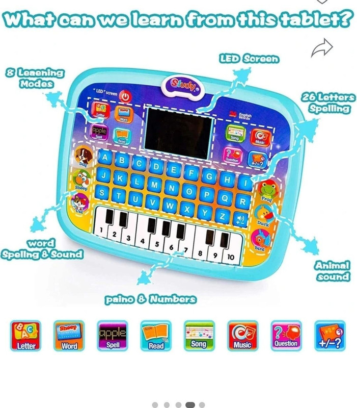SJVJ 436Educational Laptop Sound Toy Best Gift For Kids Toddler(Multicolor)