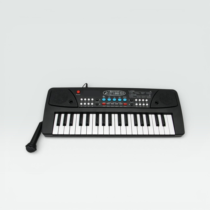 Fiddlys 37-Key BIG Electronic Piano - Musical Keyboard with Multiple Sounds & Rhythms(Multicolor)