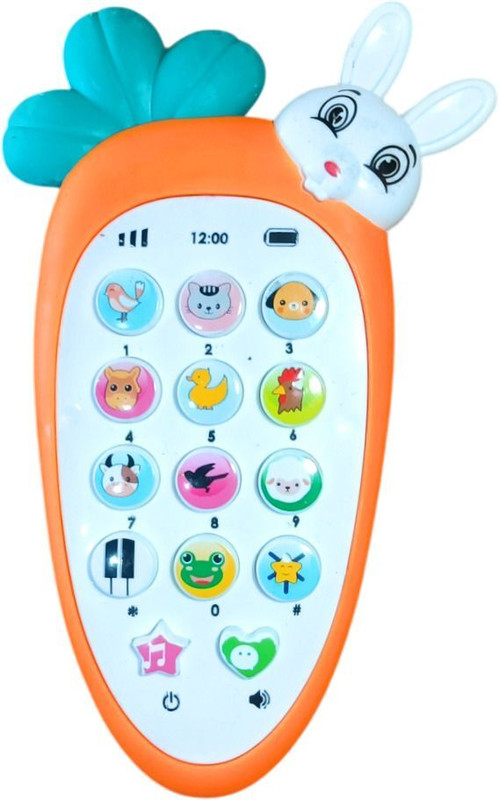 ANO (Pack of 2) Phone Toy for Kids, Music, Light, Ringtone(Colour May Varry)(Multicolor)