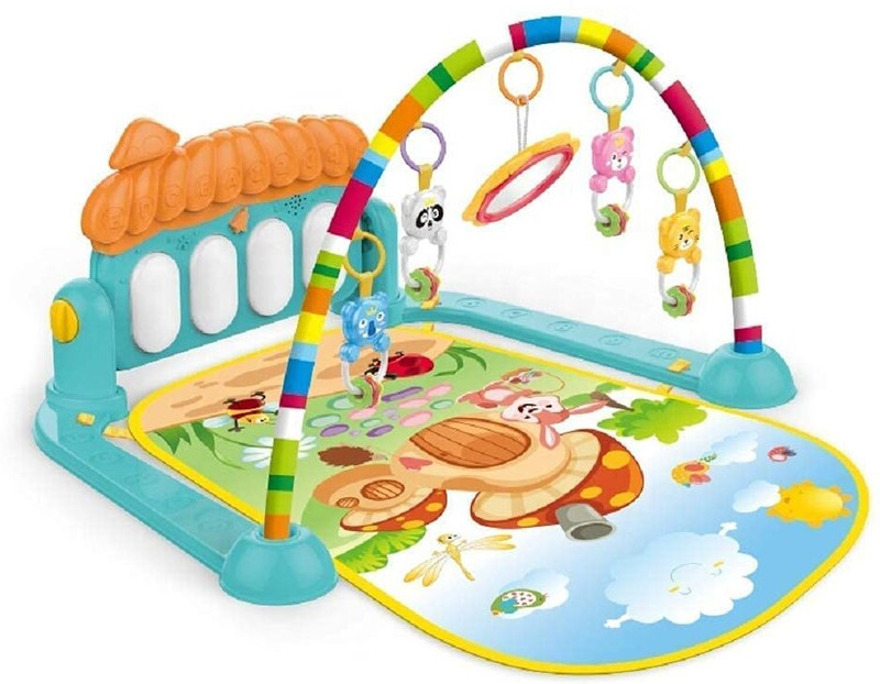 Zyamalox Baby play gym standard bed(Fabric, Multicolor)