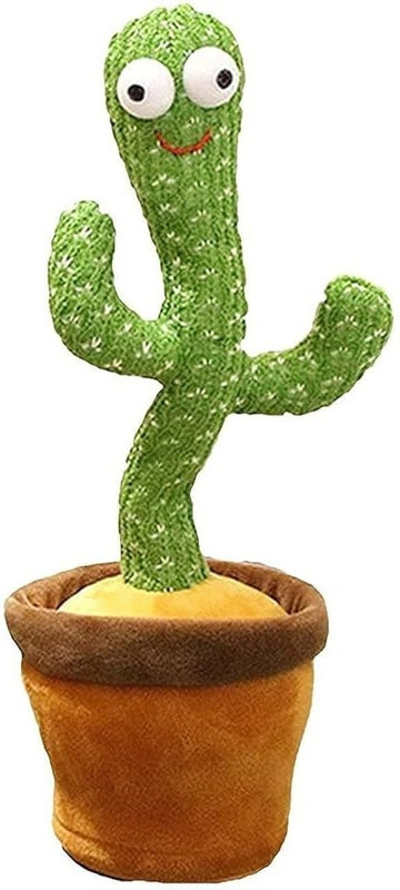 KRITAM Toys Talking Cactus For Kids Dancing Cactus Toys Can Sing Toys Playing Kids(Green, Orange)
