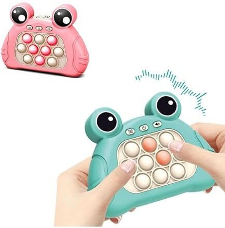 Kidsaholic Intelligence Game Toy with Light & Sound for Kids, Pop It Bubble Push Game(Multicolor)