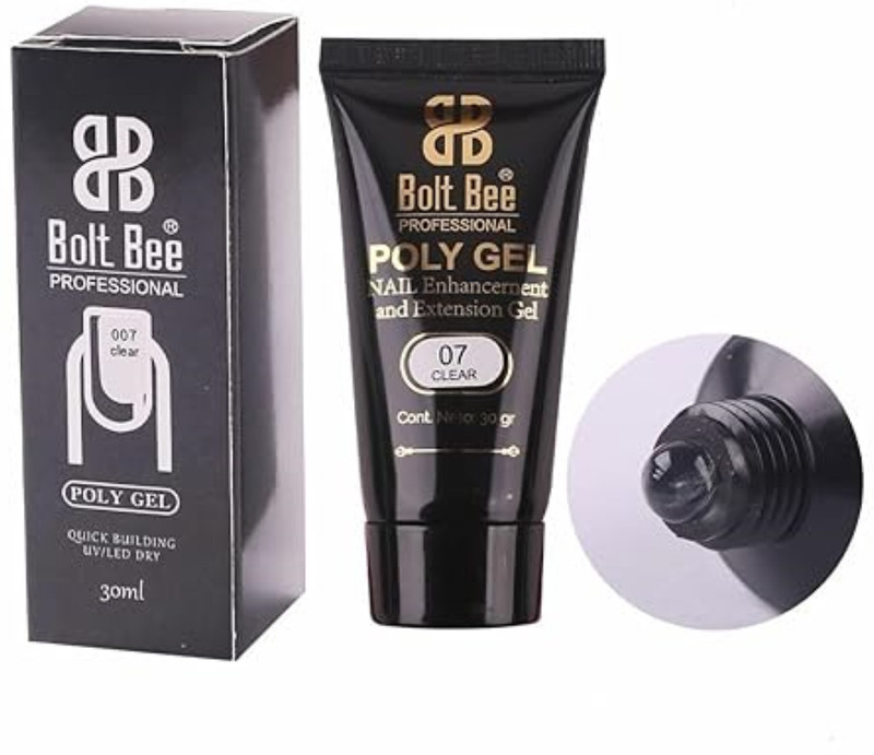 BOLT BEE Polygel tubes Polygel For Nails Extensions Finger nail SHADE (CLEAR)(CLEAR)