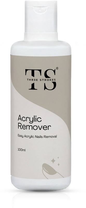 THR3E STROKES Acrylic Remover & Gel Nail Polish Remover | Acrylic Nail Remover for Nail Art(100 ml)