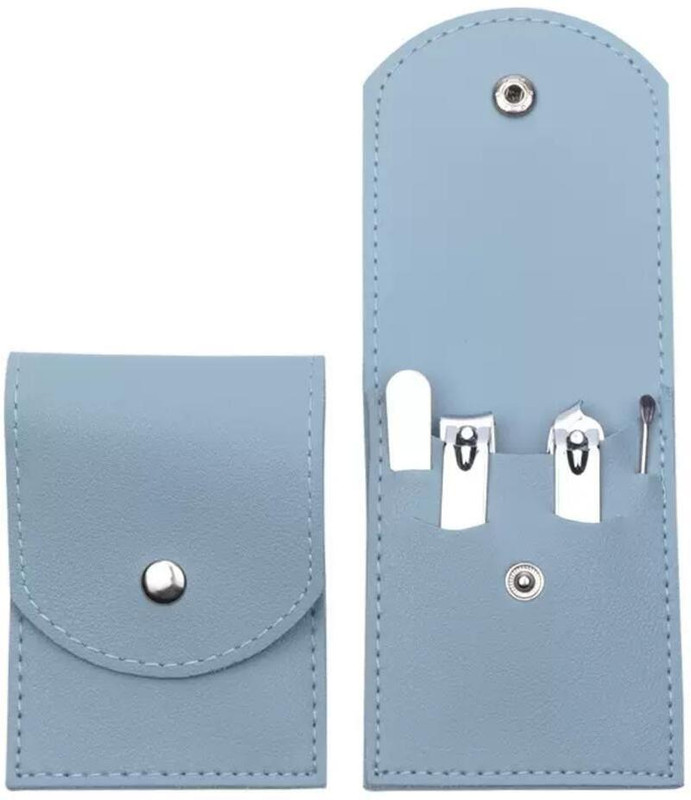 ROCXY Stainless Steel Nail Cutter Clippers and Trimmer with Cute Pouches (Pack of 4)