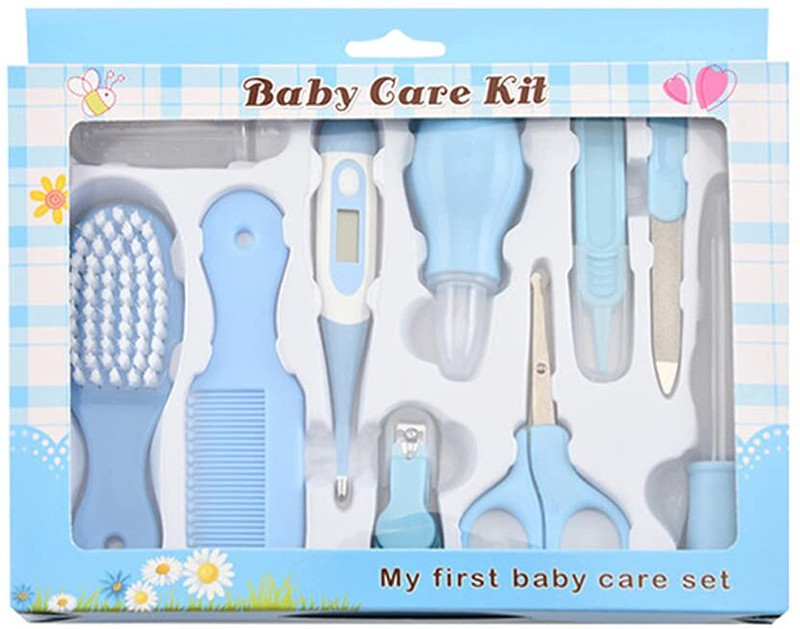 Roseleaf New Born Baby 10 in1 Healthcare Accessories Set to Keep Infants & Toddlers Clean