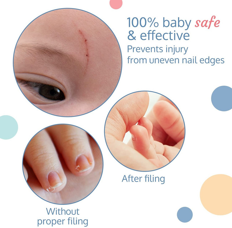 Adnate Nail Clippers Kit for Newborn Toddler Kids Toes and nails, Baby nail Cutter-90