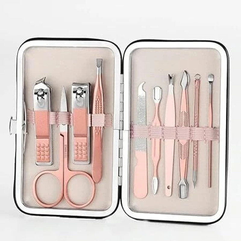 VARIYAENTERPRISE28 Manicure Pedicure Kit Stainless Steel Nail Scissors Grooming Kit
