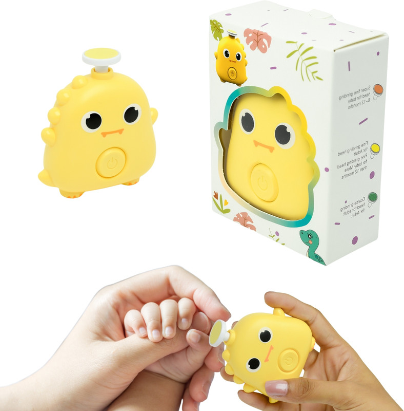 The Little Lookers Electric Baby Nail Trimmer I Nail Clipper with 3 Interchangeable Grinding Heads