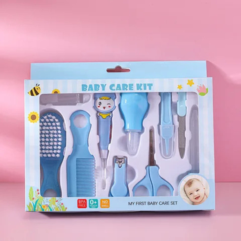 Magic Pebbles 10 in 1 Healthcare Accessories Set with Hair, Nail, Ear Grooming Tools for Kids