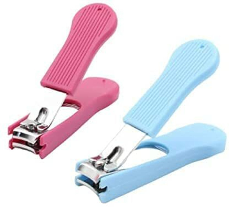SABRAKAR STAINLESS STEEL NAIL CLIPPERS SUITABLE FOR ALL TYPE OF NAIL (PACK OF 2)