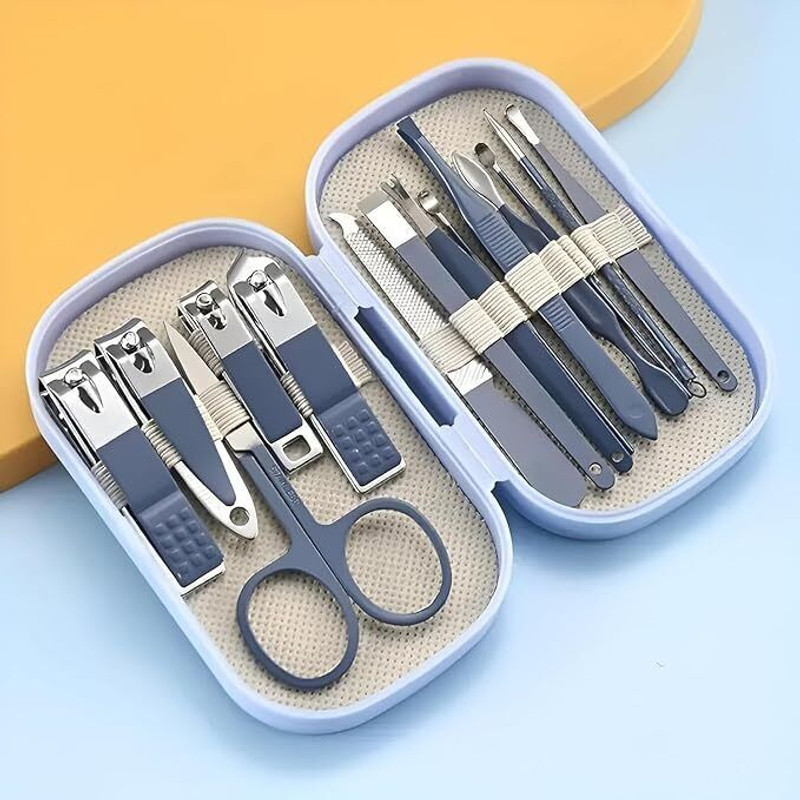 VARIYAENTERPRISE28 14 in 1 Nail Clipper Set blue