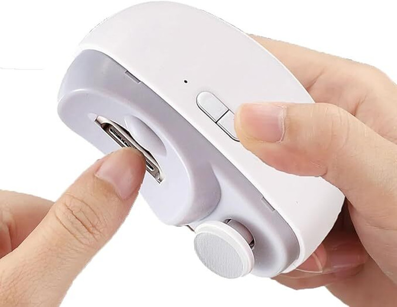 AARSA Electric Nail Clipper with LED, USB 2 in 1 Electric Nail Clipper