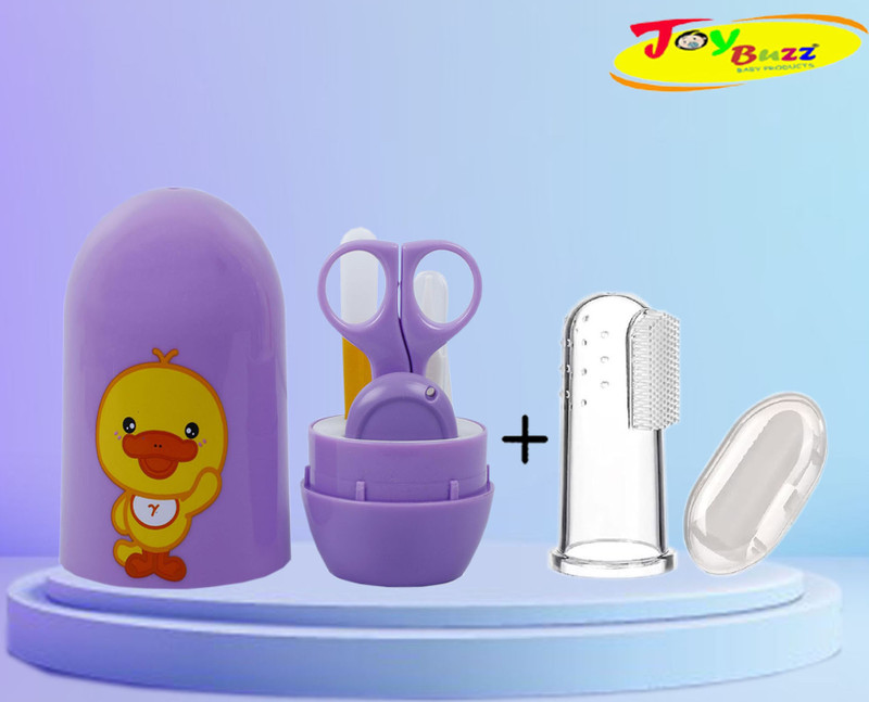 Joy Buzz Baby Grooming Care Kit & Toothbrush Combo - Multicolor