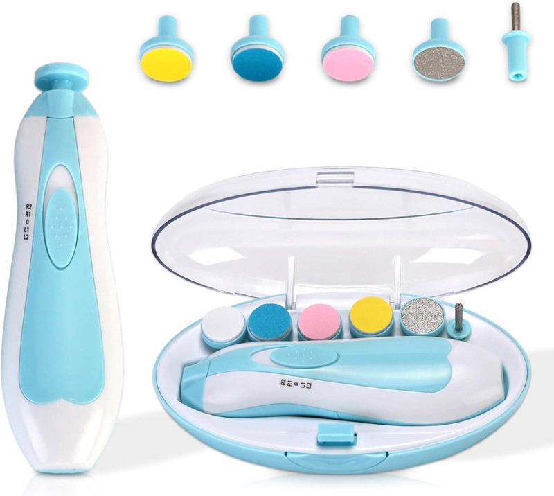 Jashvi New Baby Nail File Electric,Baby Nail Trimmer Heads Safe