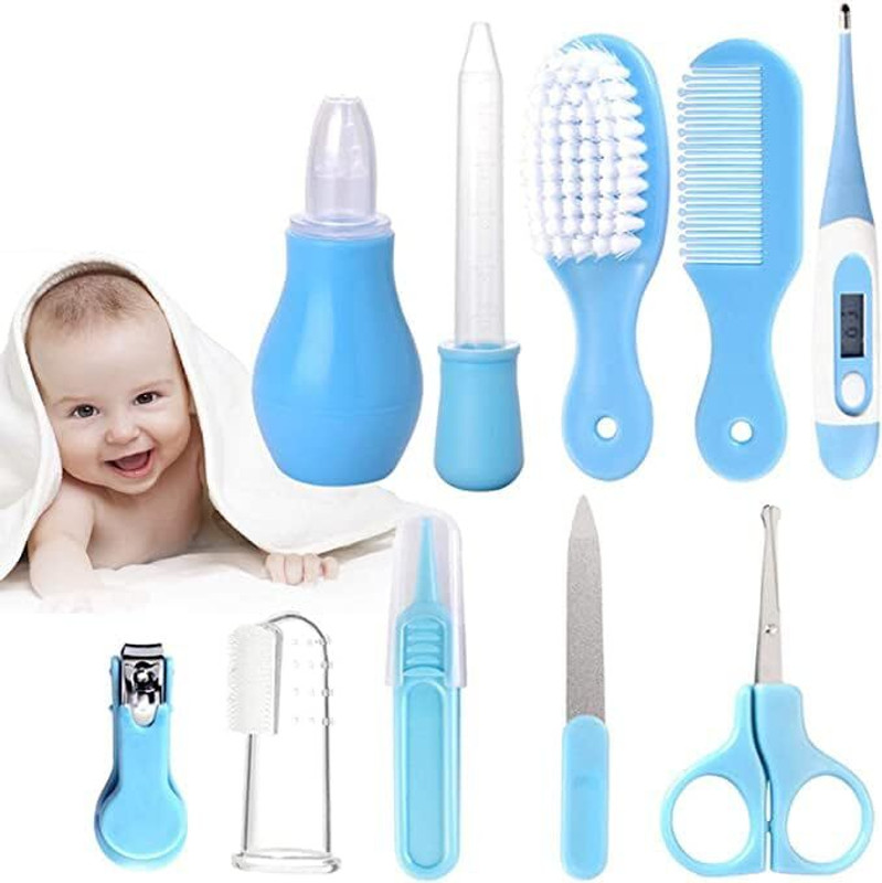SEAHAVEN 10pc Baby Grooming & Healthcare kit(Blue)