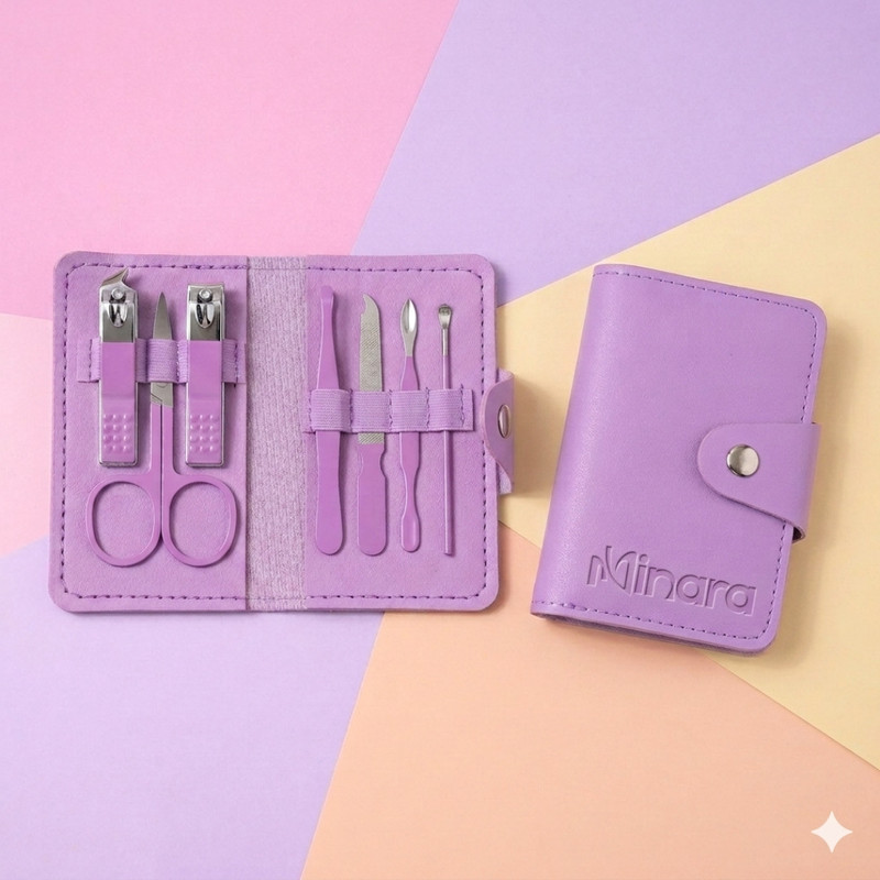 MINARA 7 In 1 Manicure, Pedicure and Grooming Kit Green
