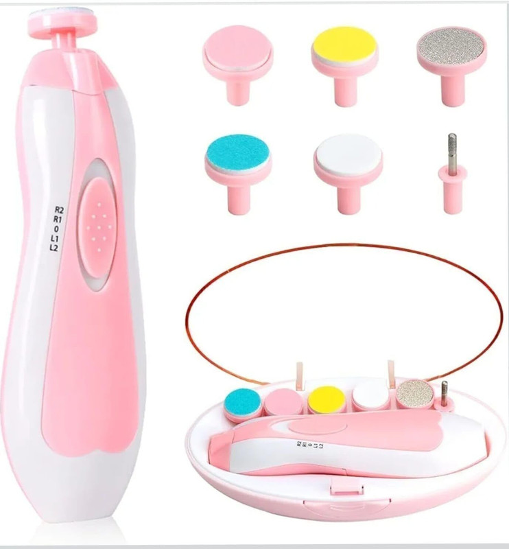 VHRENTERPRICE Baby Nail Trimmer New Born with Lights | Electric Baby Nail Cutter 0-6 Months