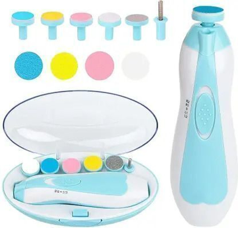 Ecope 6 in 1 Electric Nail Trimmer Baby Nail File Clippers Nail Filer Manicure Kit