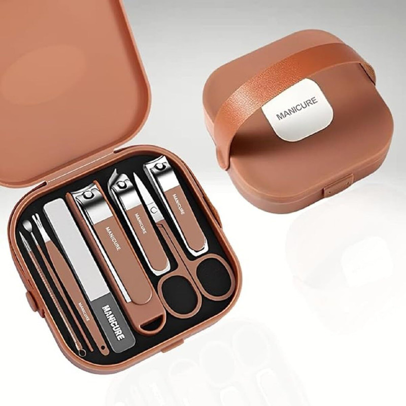 KASHTHBHANJAN 8-in-1 Portable Nail Clipper Set