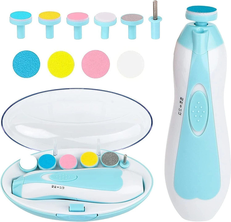 ROLLYWARE Baby Nail Cutter with Light for Safe and Easy Baby Nail Care