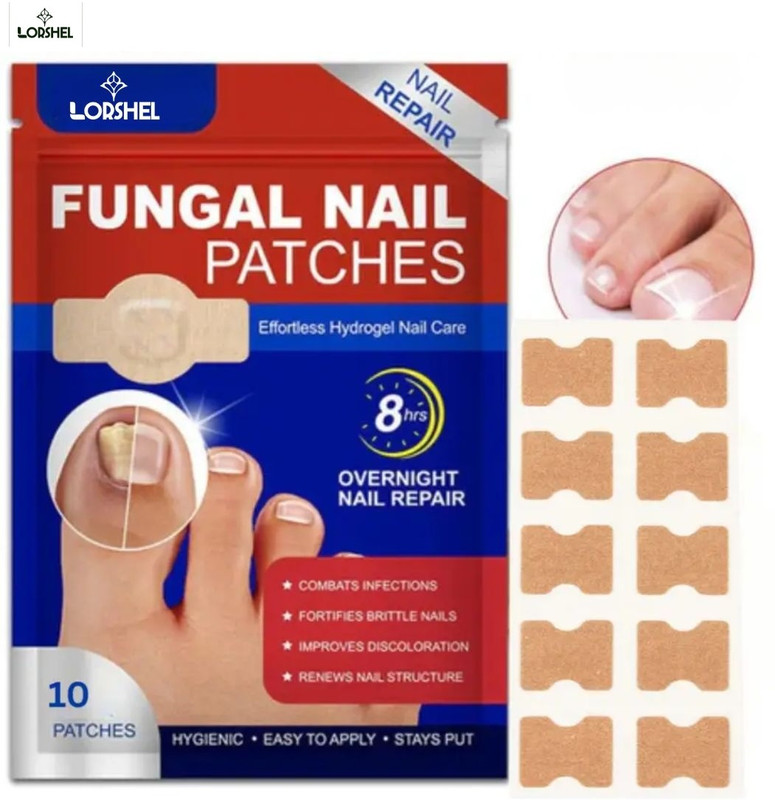 Lorshel Fungal Nail Patches | discreet and comfortable to wear, prevents fungal infec...
